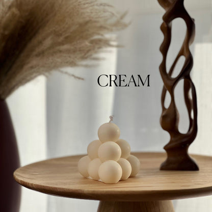 Bubble Pyramid Soy Candle | Home Decor