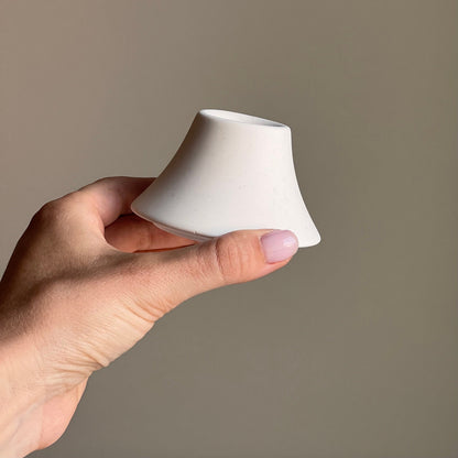 Bougeoir rond en jésonite : Décoration de table minimaliste