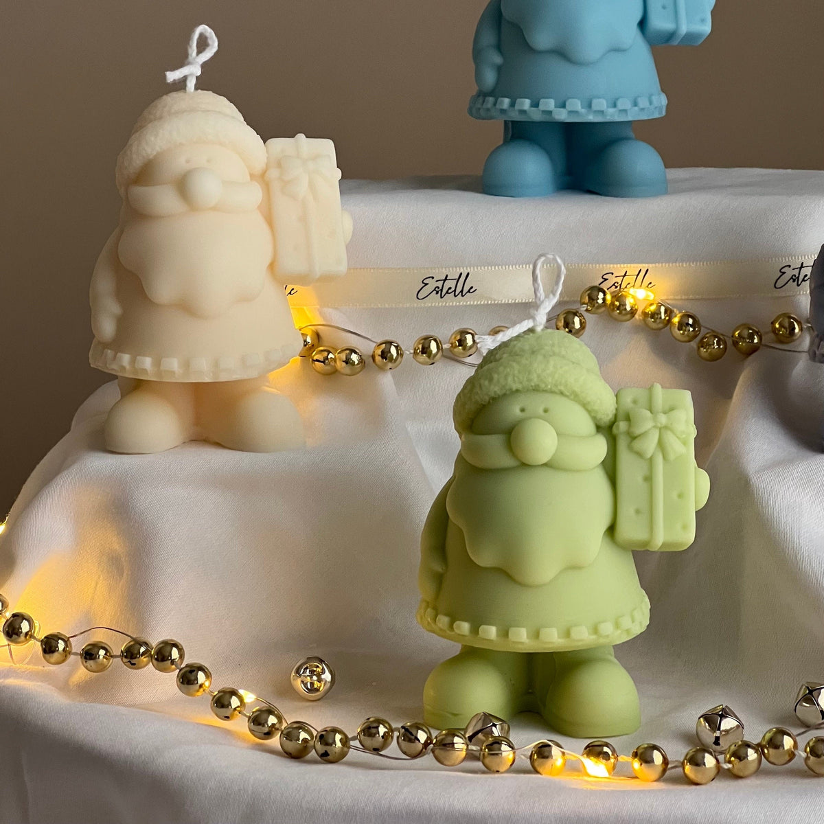 Jolie bougie Père Noël