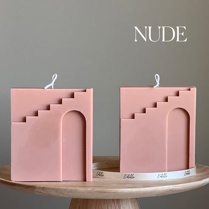 Arch Soy Wax Candle: Handmade Decorative Unscented Candle