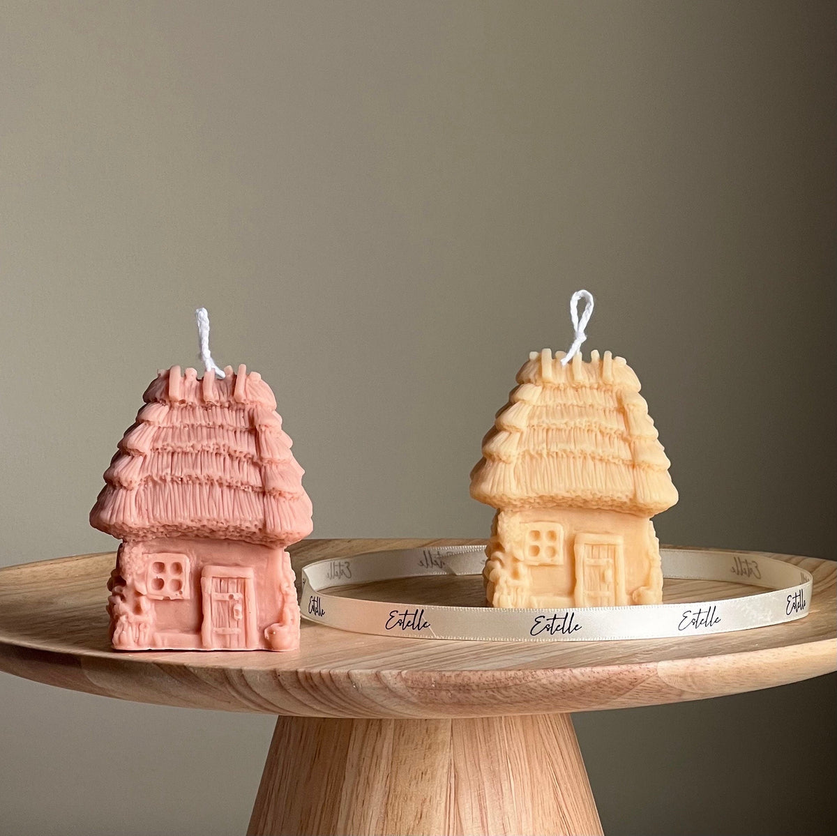 Handmade House Candle | Sculptural Soy Wax Pillar Candle