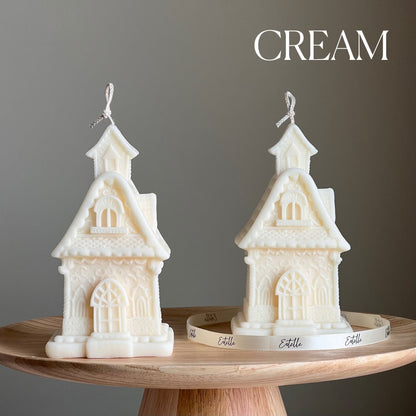 Large House Candle: Hand-Poured Soy Wax Sculptural Candle