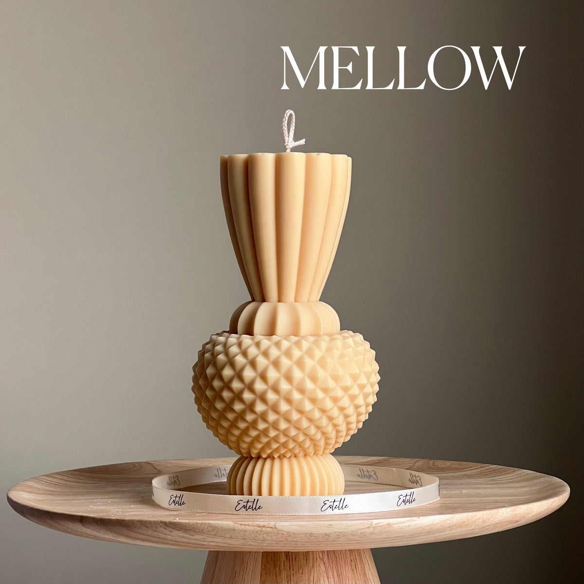 Bougie Vase Diamant Fait Main | Décoration Bohème