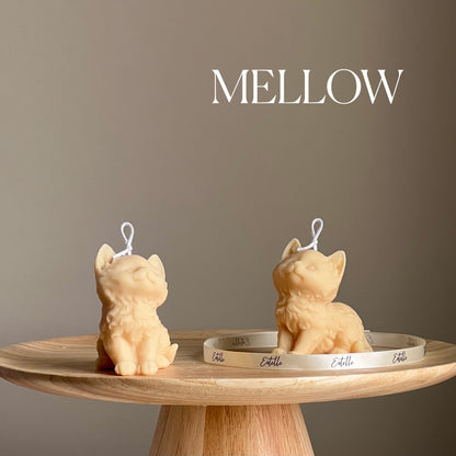 Handmade Kitty Soy Candle | Decorative Pillar