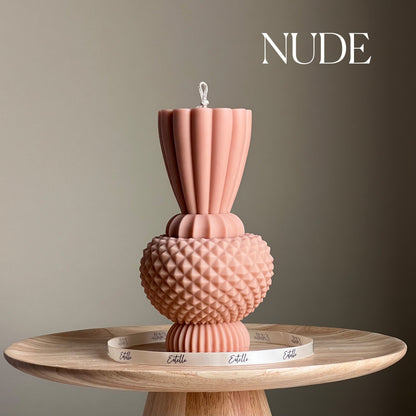 Bougie Vase Diamant Fait Main | Décoration Bohème