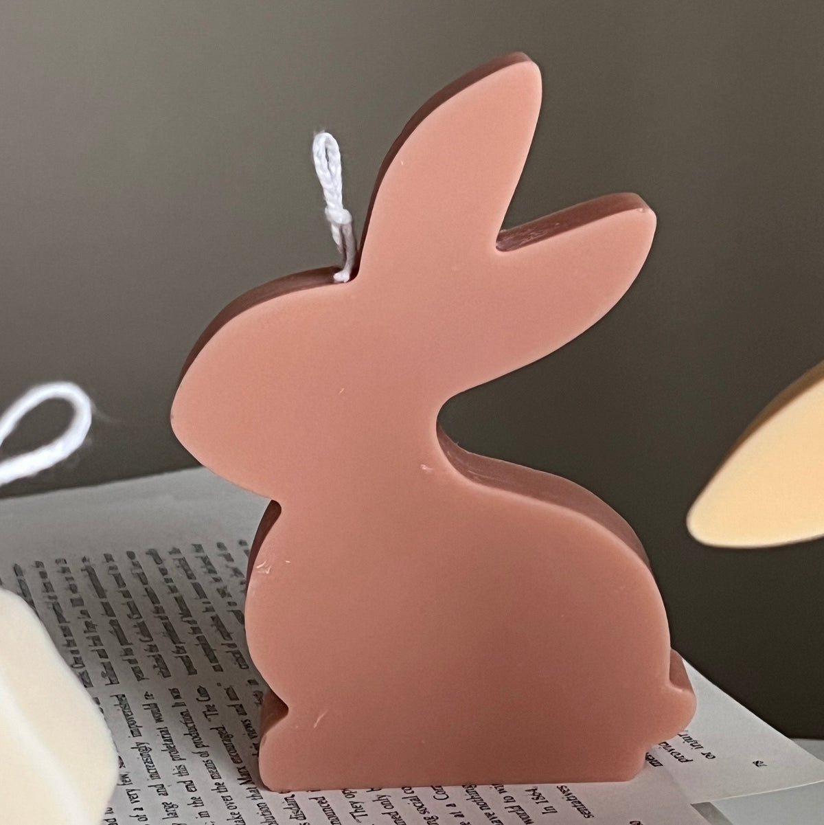 Easter Bunny Soy Candle Set: Pastel Spring Decor