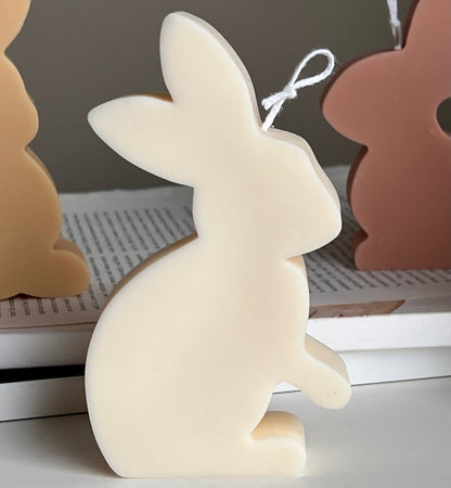 Easter Bunny Soy Candle Set: Pastel Spring Decor