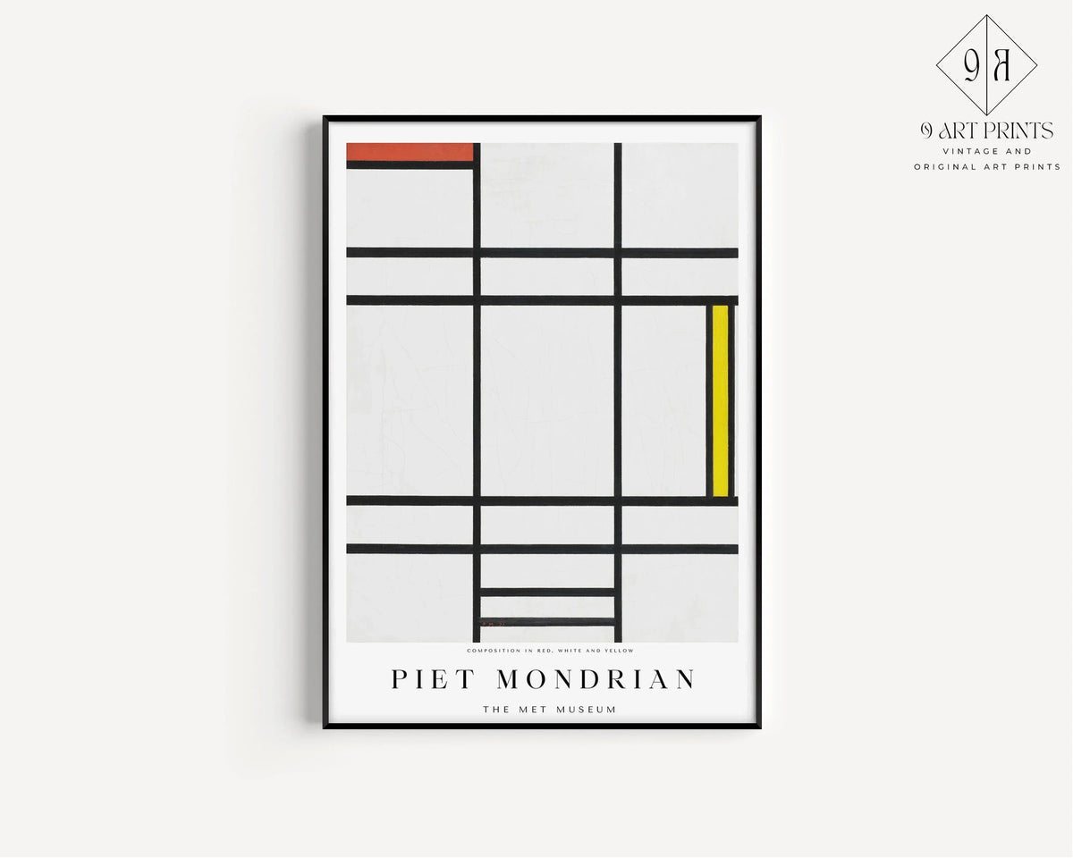 MUR DE DÉCLARATION | Blanc neutre Matisse, Leo Gestel, Picasso, Mondrian, Kandinsky (disponible encadré à la main ou sans cadre)