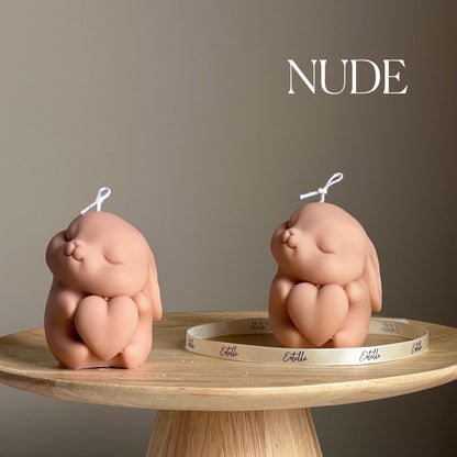 Bougie en cire de soja Lapin | Décoration de chambre d'enfant, Cadeau végane