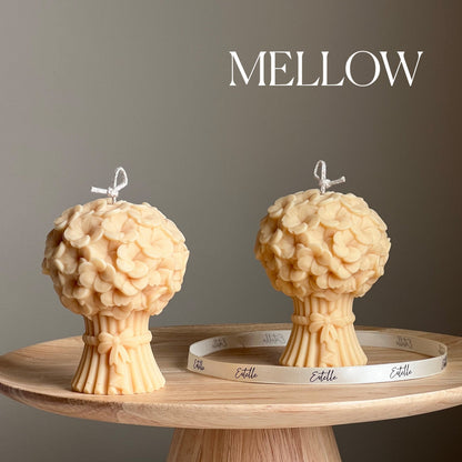 Flower Bouquet Candle | Sculptural Soy Wax Pillar Candle
