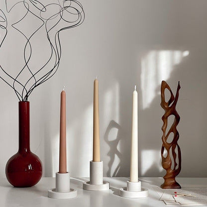 Soy Wax Taper Candle: Bulk Unscented Classic Candles, Event Decor