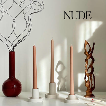 Soy Wax Taper Candle: Bulk Unscented Classic Candles, Event Decor
