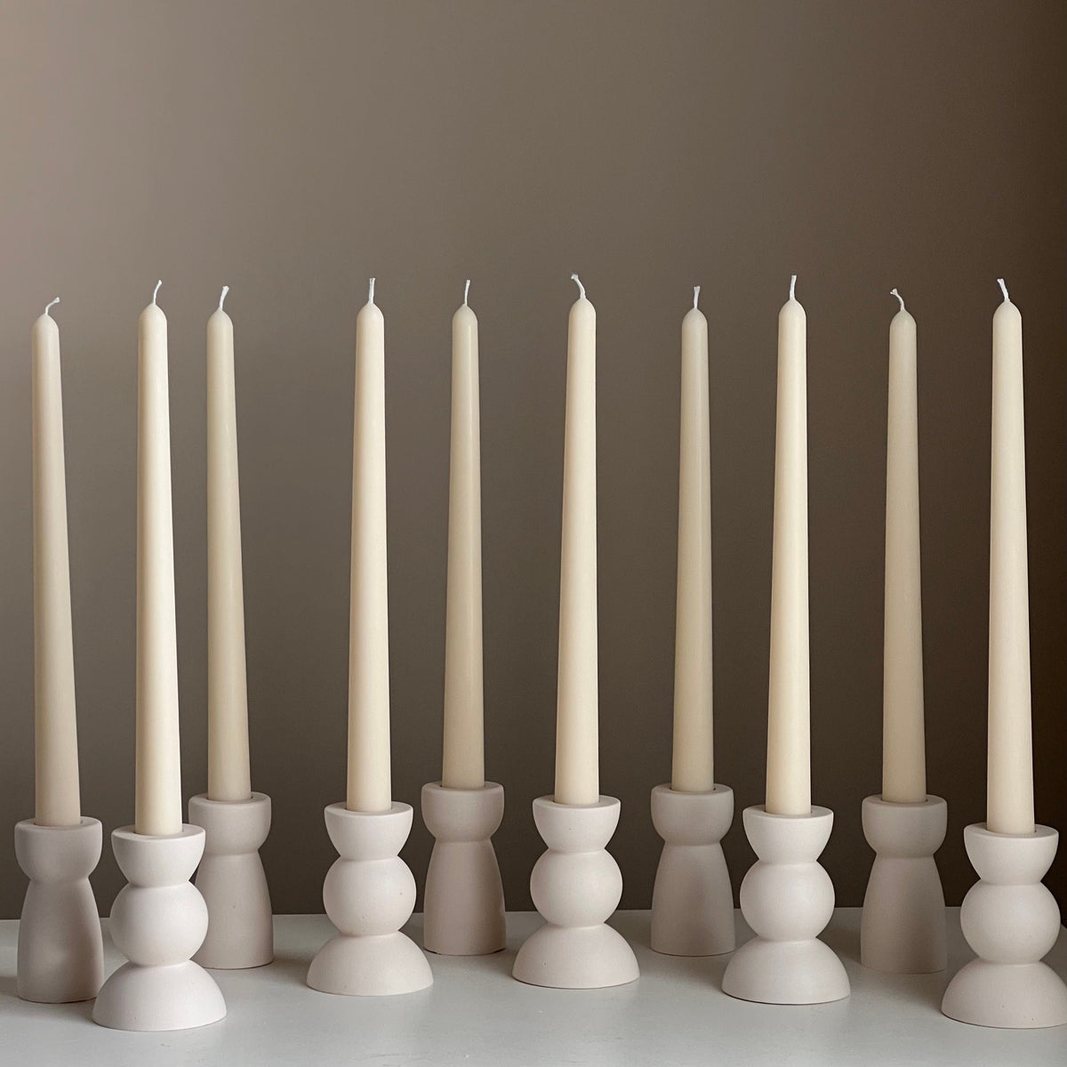 Soy Wax Taper Candle: Bulk Unscented Classic Candles, Event Decor