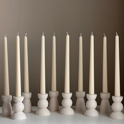 Soy Wax Taper Candle: Bulk Unscented Classic Candles, Event Decor