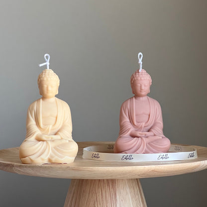 Soy Wax Buddha Candle: Sculptural Statue Candle, Home Decor