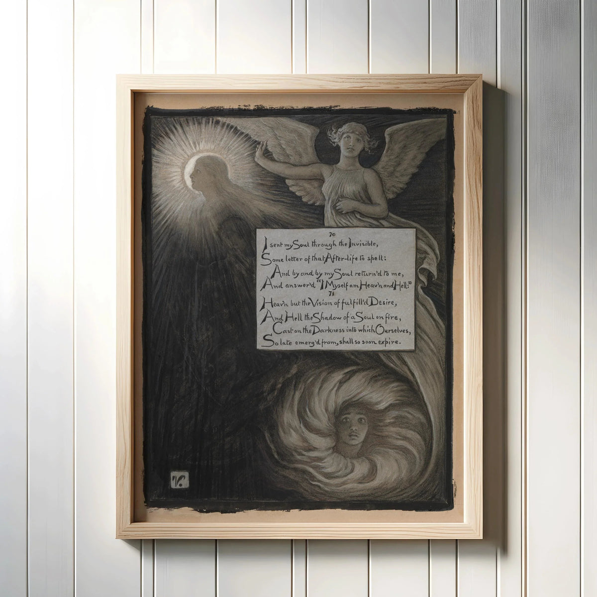 Art mural Visions Sombres : Collection d'estampes spirituelles mythiques