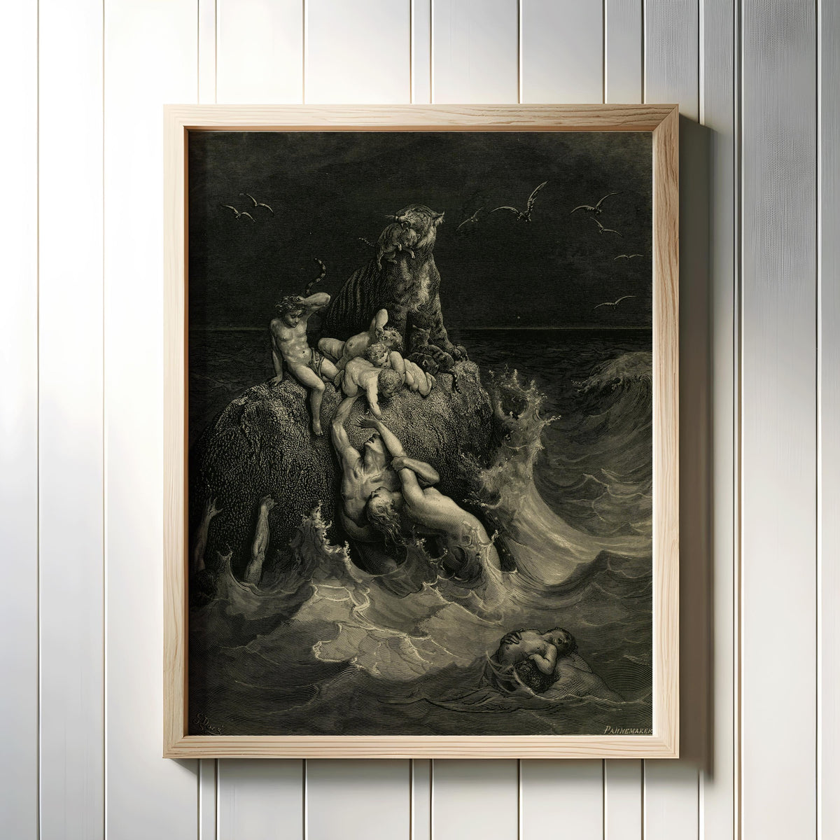 Art mural Visions Sombres : Collection d'estampes spirituelles mythiques