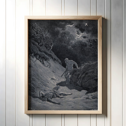 Art mural Visions Sombres : Collection d'estampes spirituelles mythiques