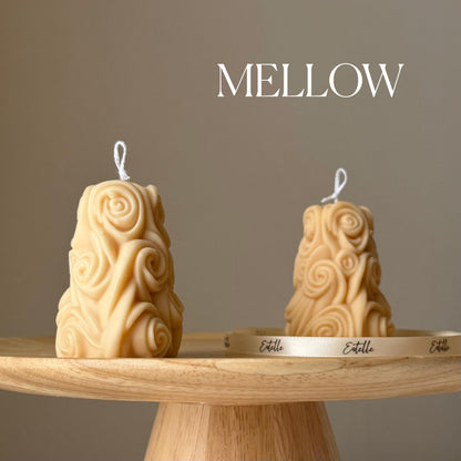 Handmade Roses Soy Candle | Sculptural Home Decor, Wedding Favor