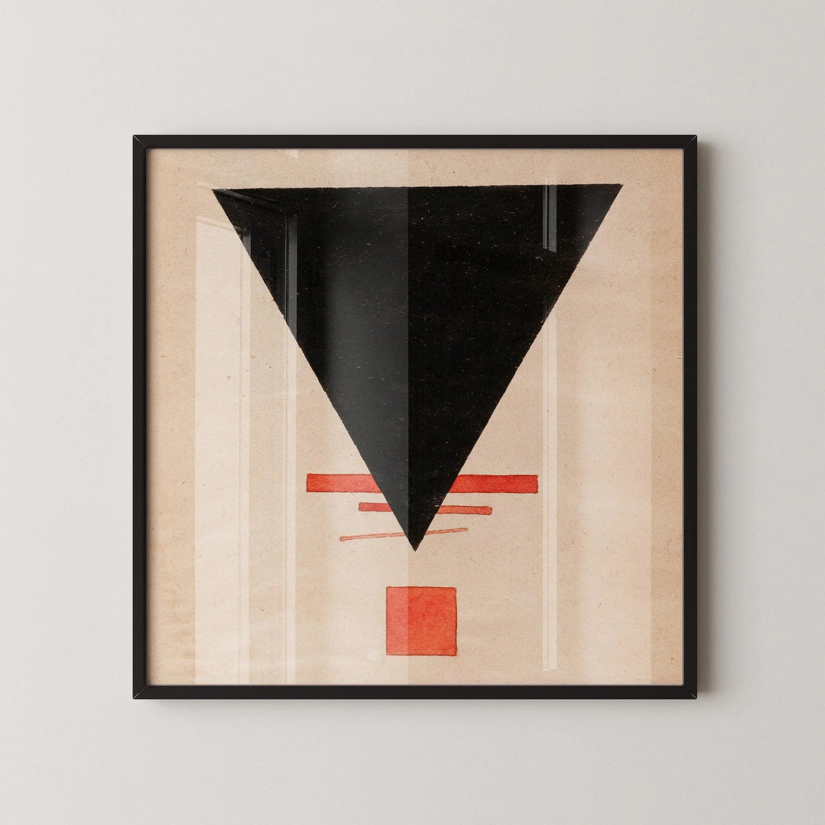 Ilya Chashnik Suprematism Art Print: Vintage Mid-Century Modern Abstract (Giclee)