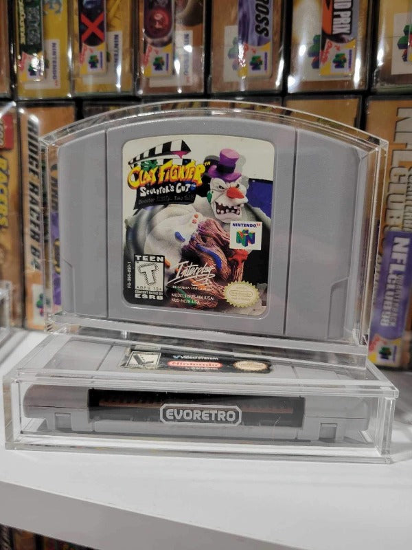 Acrylic Case for N64 Nintendo 64 Cartridge pack of 2