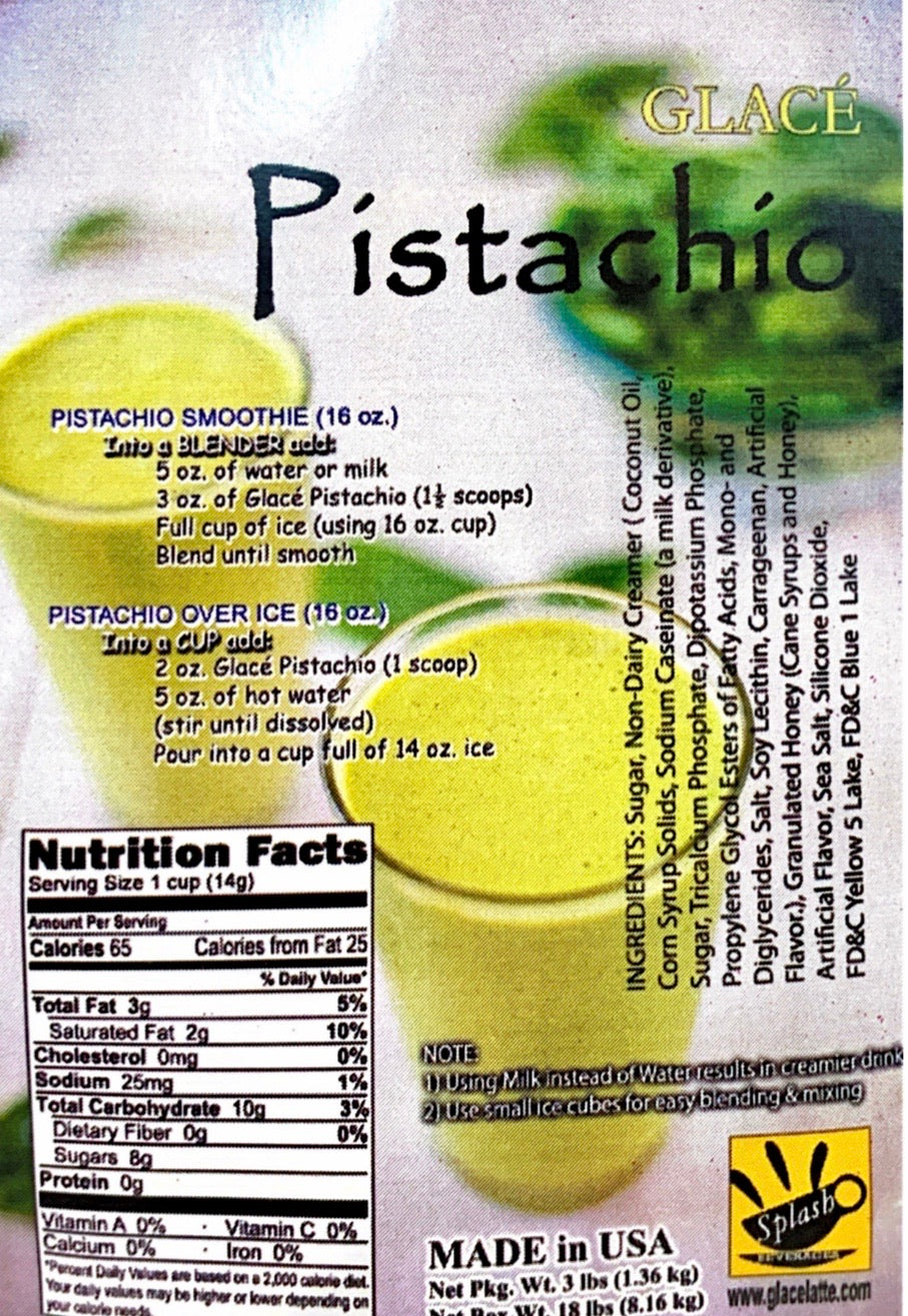 Mélange 4 en 1 pour thé aux perles / latté et frappé à la pistache - Livraison gratuite au Canada pour toute commande de plus de 199 CAD