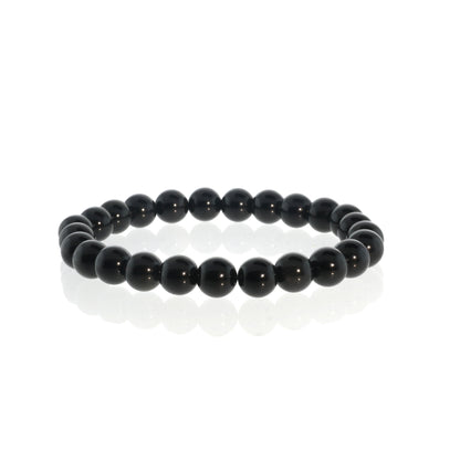 Obsidian Rainbow Round Bracelet - 8mm