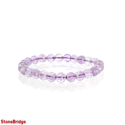 Amethyst Light Purple Round Bracelet - 8mm