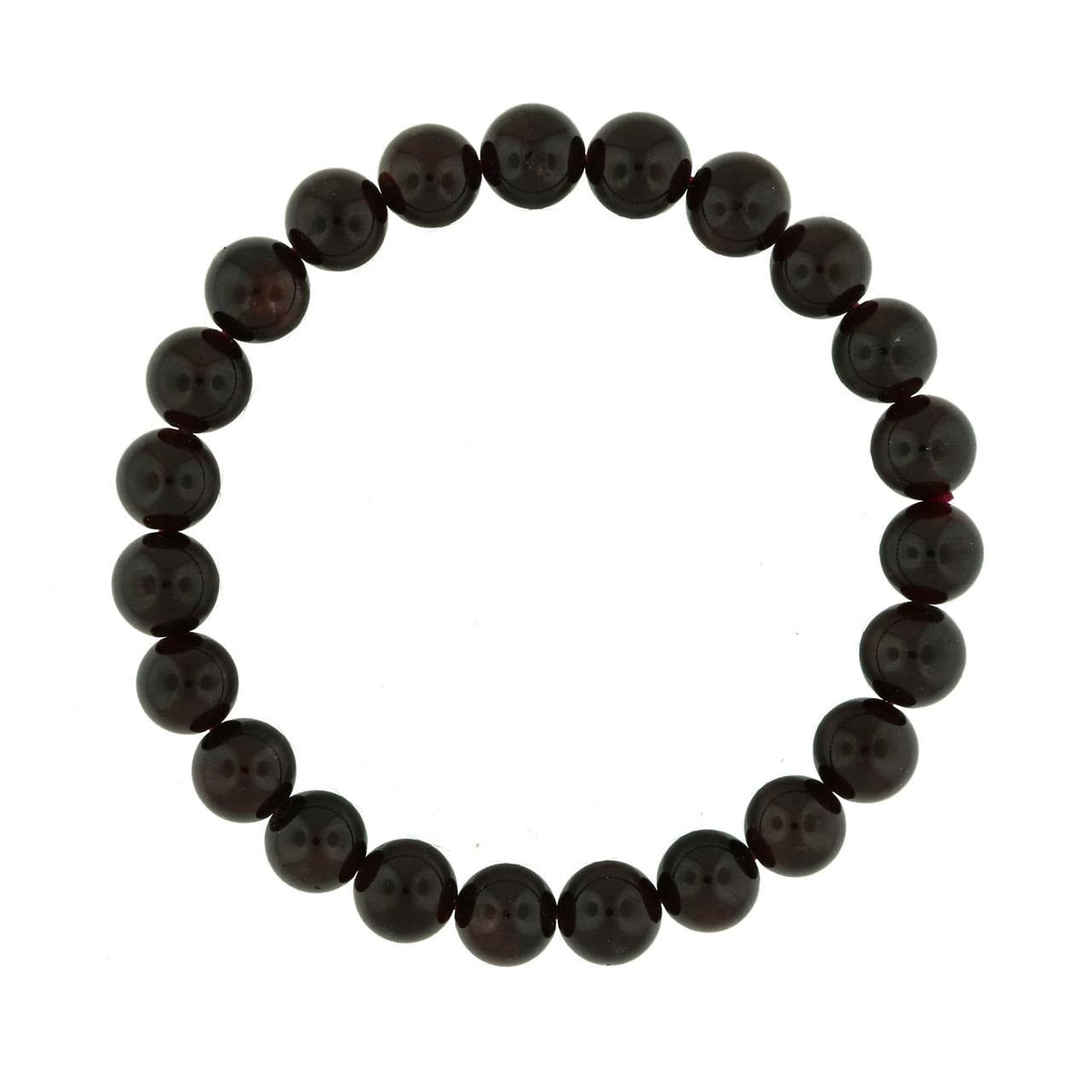 Garnet Bead Bracelet