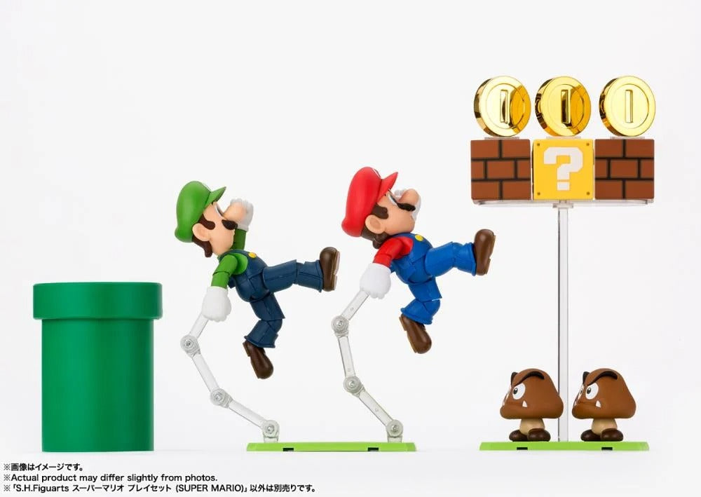 Super Mario - S.H.Figuarts - Super Mario Brothers Playset (Preorder Mar/Apr 2026)