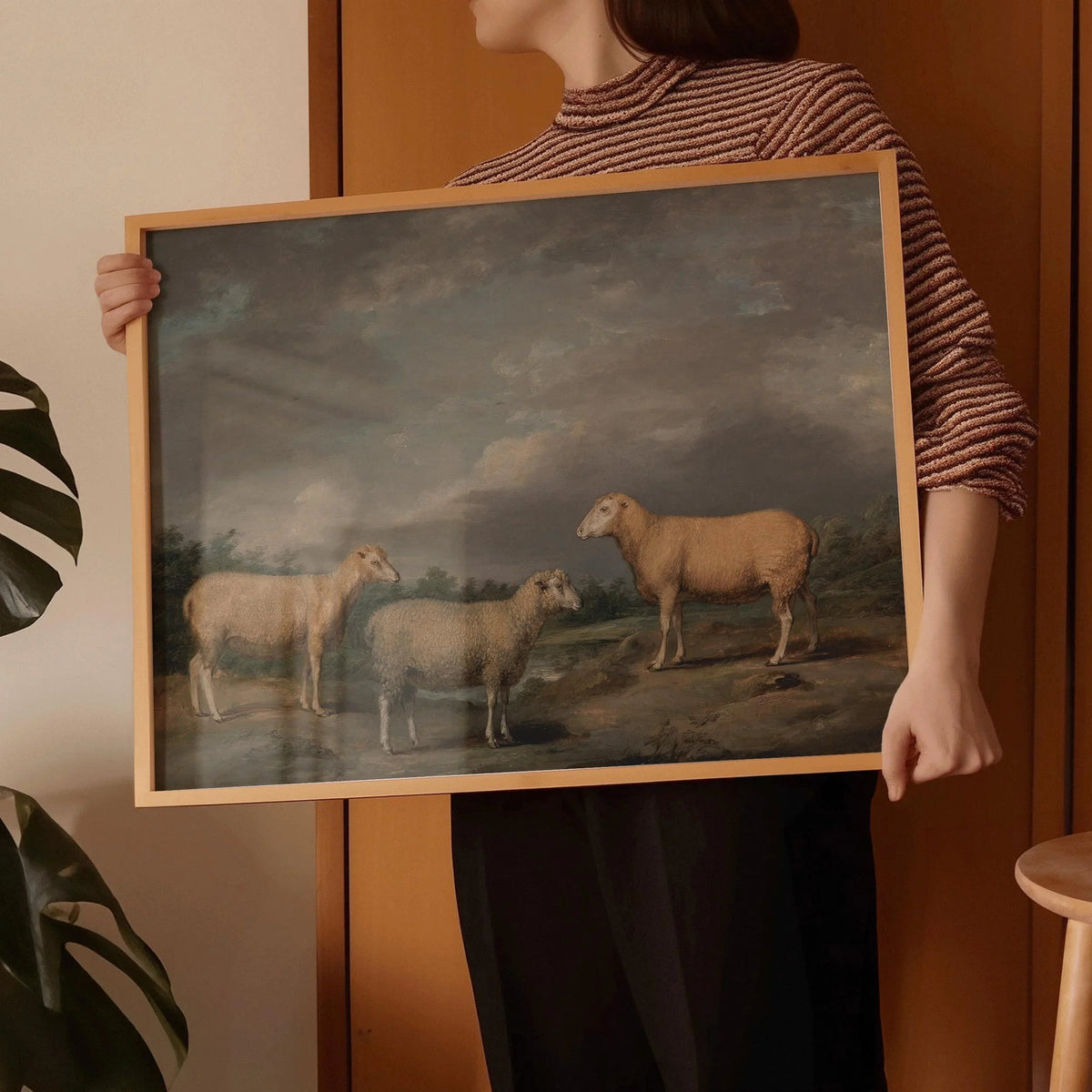 James Ward - Ryelands Sheep | Famous Moody Landscape Art (available handramed or unframed)