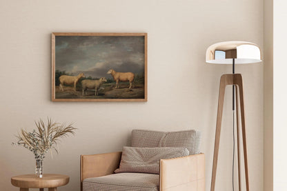 James Ward - Ryelands Sheep | Famous Moody Landscape Art (available handramed or unframed)