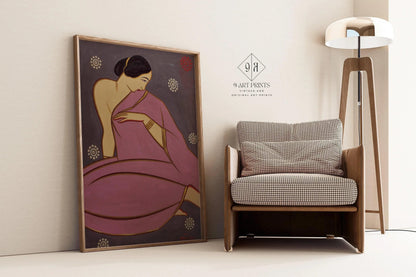 Jamini Roy - Pink Sari
