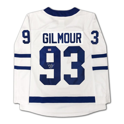 Doug Gilmour Autographed Toronto Maple Leafs White Jersey White