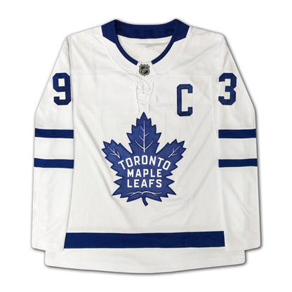 Doug Gilmour Autographed Toronto Maple Leafs White Jersey White