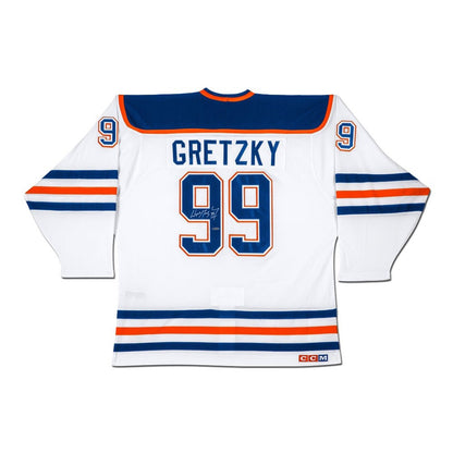 Wayne Gretzky Autographed Edmonton Oilers White Jersey
