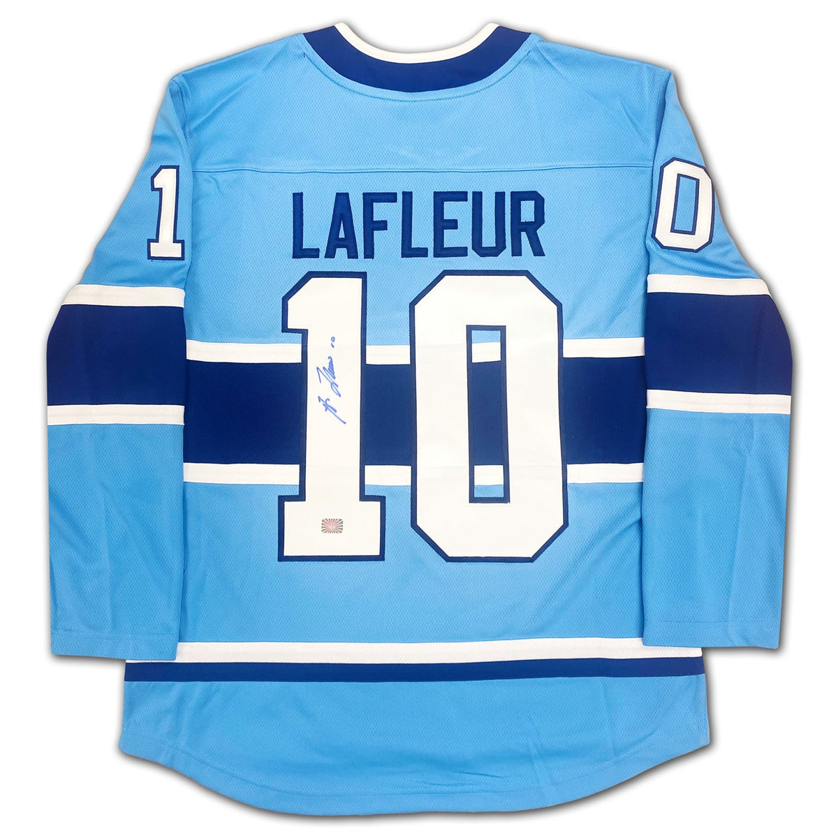 Guy Lafleur Autographed Montreal Canadiens Light Blue Jersey