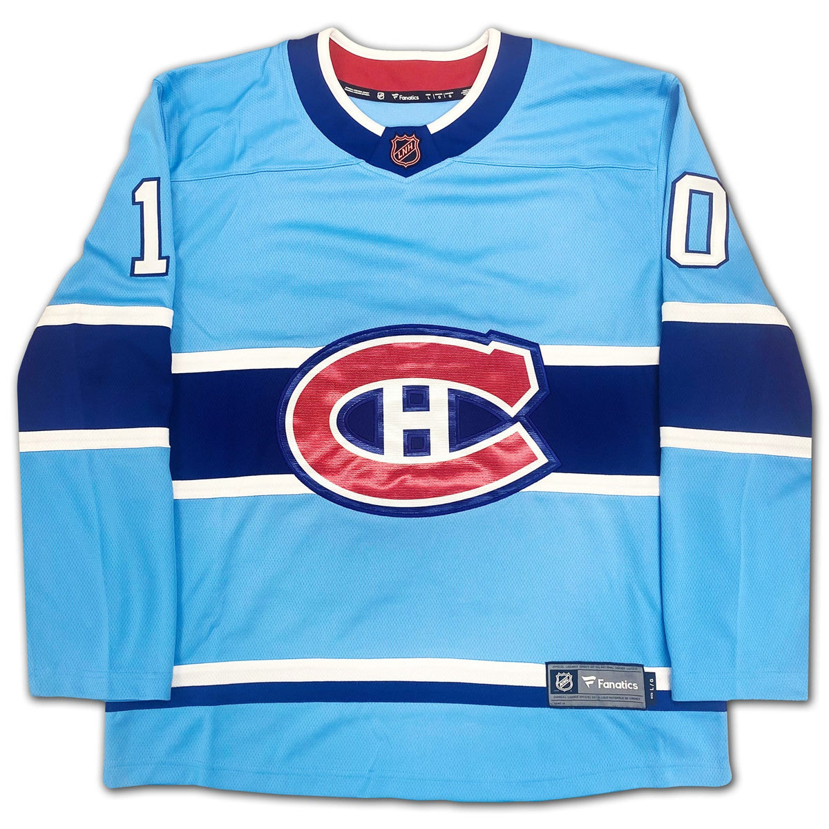 Guy Lafleur Autographed Montreal Canadiens Light Blue Jersey