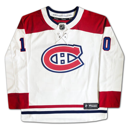 MAILLOT BLANC DES CANADIENS DE MONTRÉAL AUTOGRAPHIÉ PAR GUY LAFLEUR – ARTICLE DE COLLECTION (TAILLE L OU XL)