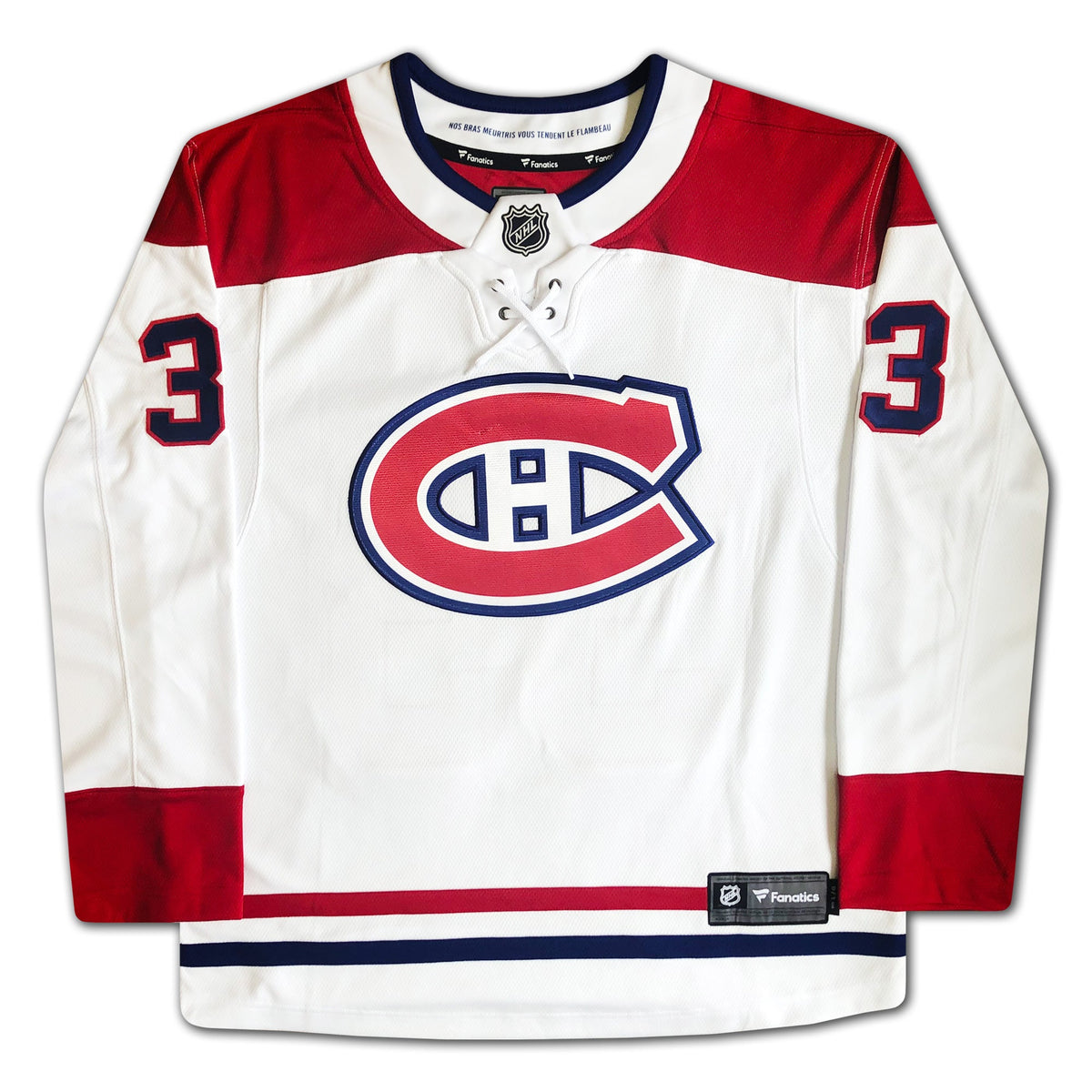 Patrick Roy Autographed Montreal Canadiens White Jersey