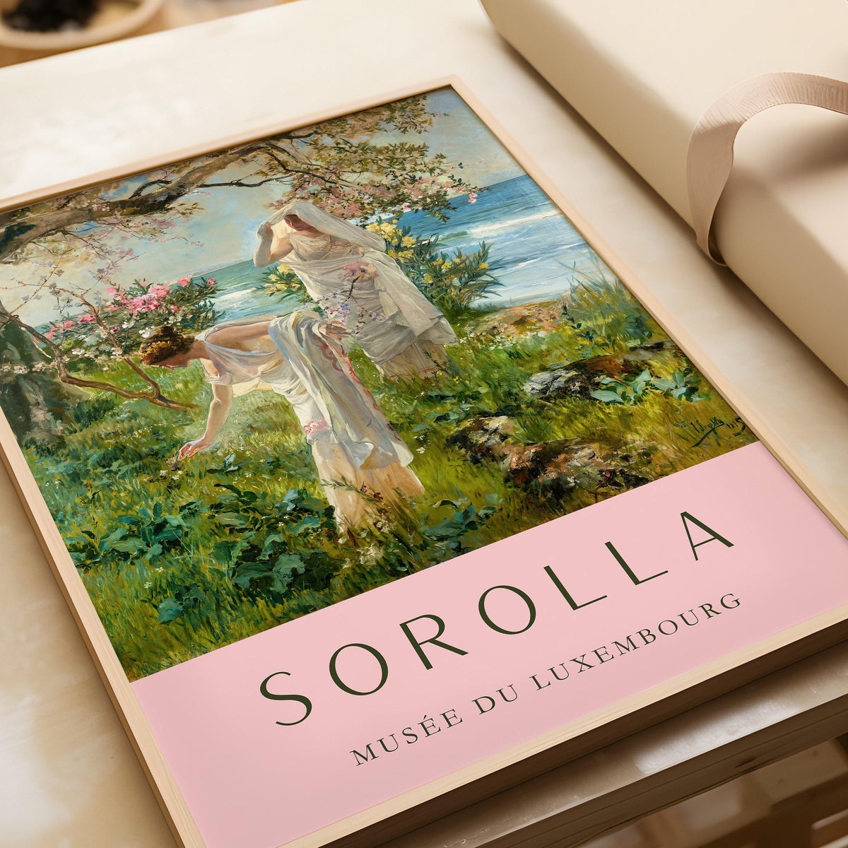 Sorolla Greek Girls Print: Classic Spanish Fine Art (Framed or Unframed)