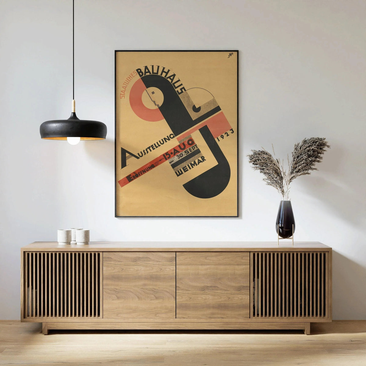 Joost Schmidt Bauhaus Poster: Mid-Century Modern Art Giclee Print