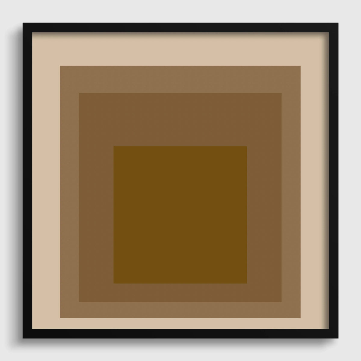 Josef Albers, impression Giclée « Going Dutch » : Art moderne du milieu du siècle « Hommage au carré »