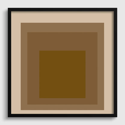 Josef Albers, impression Giclée « Going Dutch » : Art moderne du milieu du siècle « Hommage au carré »