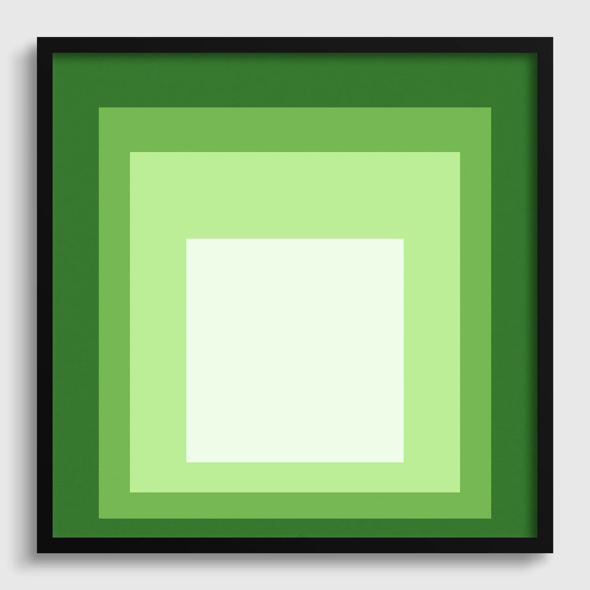 Josef Albers Inspired 'Homage to the Square' Giclee Print: Mid-Century Modern Art