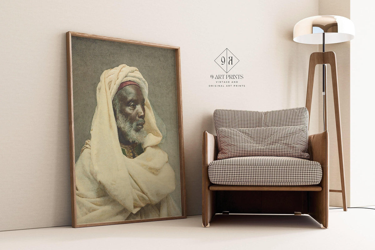 Josep Tapir√≥ Bar√≥ - Moorish Elder | Famous Orientalist Art (available handframed or unframed)