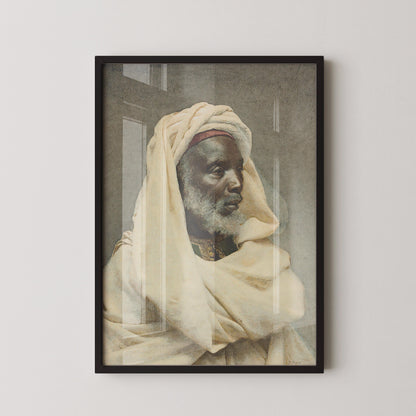 Josep Tapir√≥ Bar√≥ - Moorish Elder | Famous Orientalist Art (available handframed or unframed)