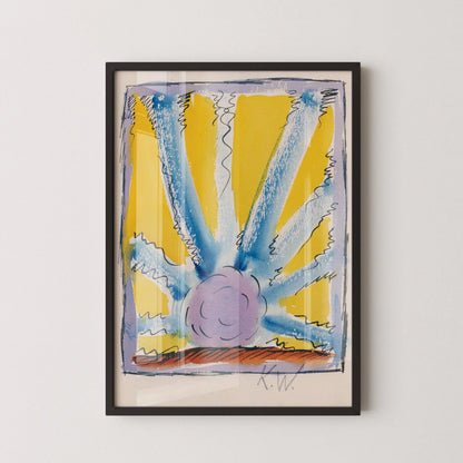 Karl Wiener Abstract Art Print: Colorful Modern Wall Decor