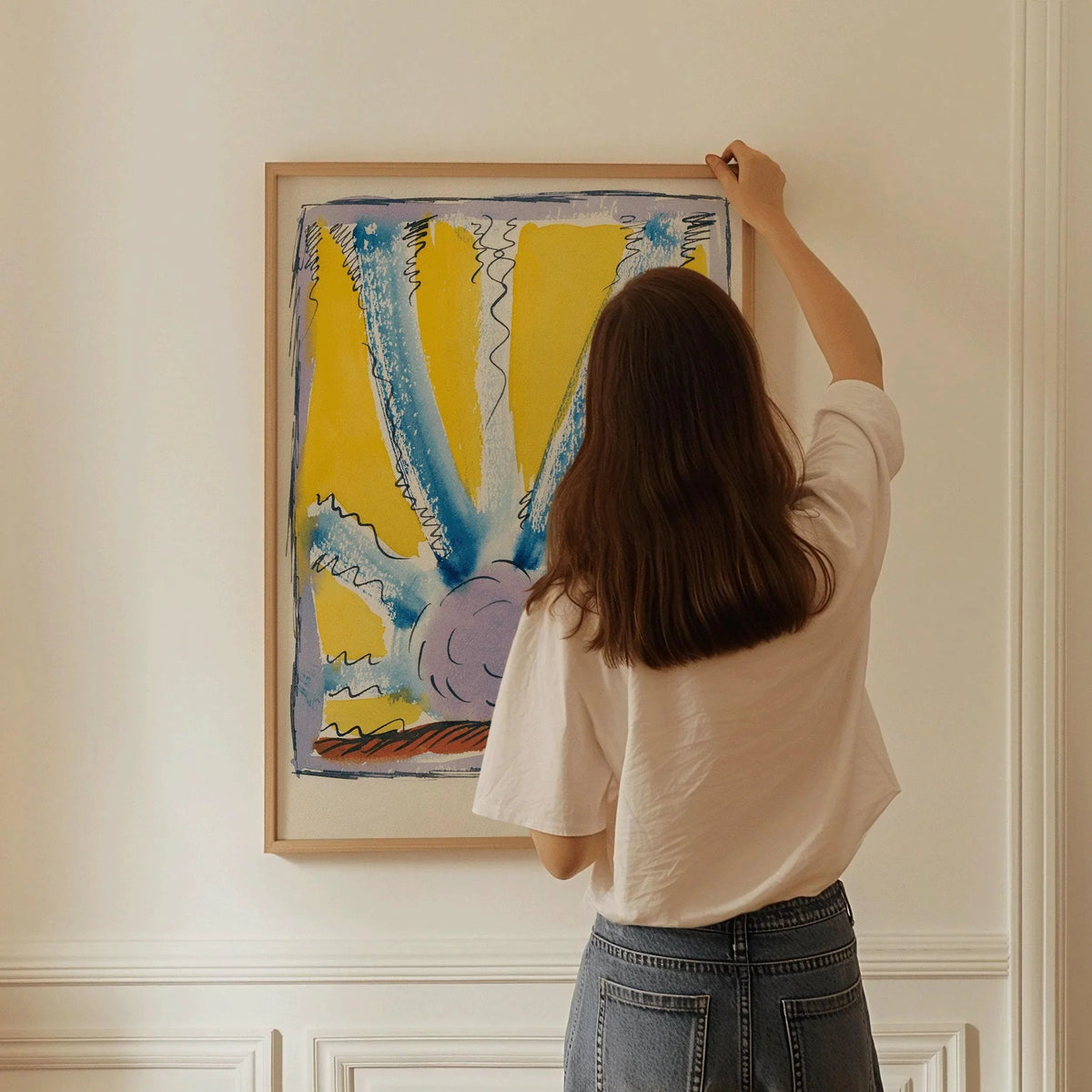 Karl Wiener Abstract Art Print: Colorful Modern Wall Decor