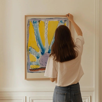 Karl Wiener Abstract Art Print: Colorful Modern Wall Decor